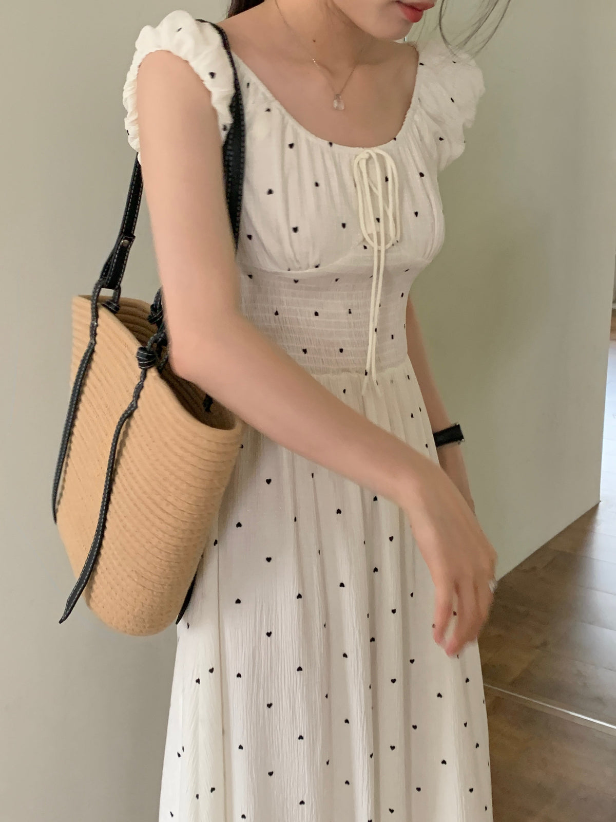 【dress】ハート柄ワンピース　M23885