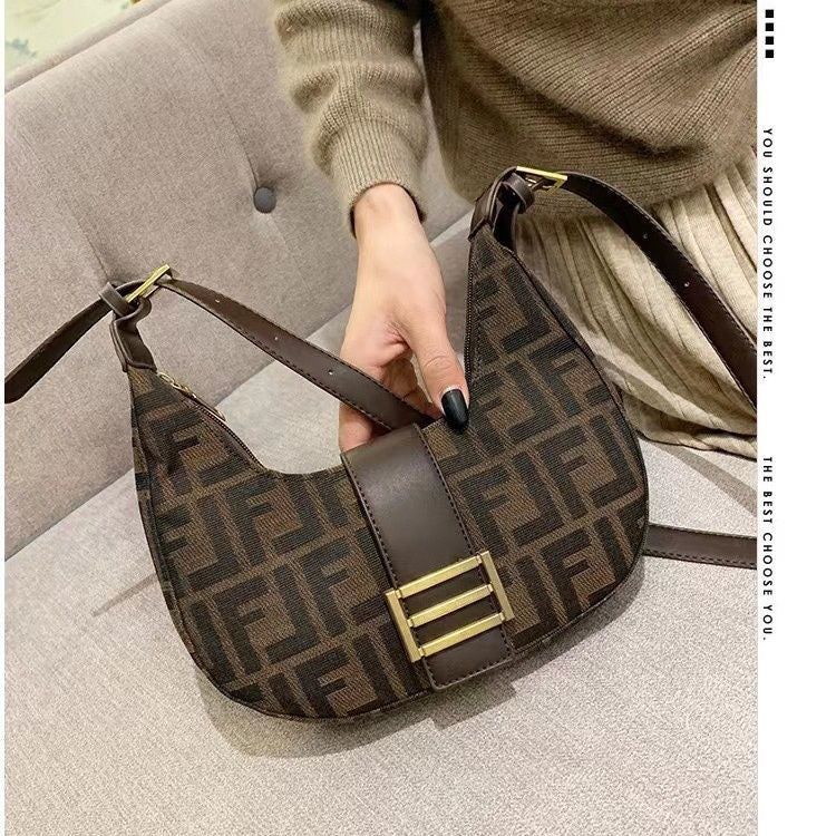 【小物】配色ショルダーバッグF8087