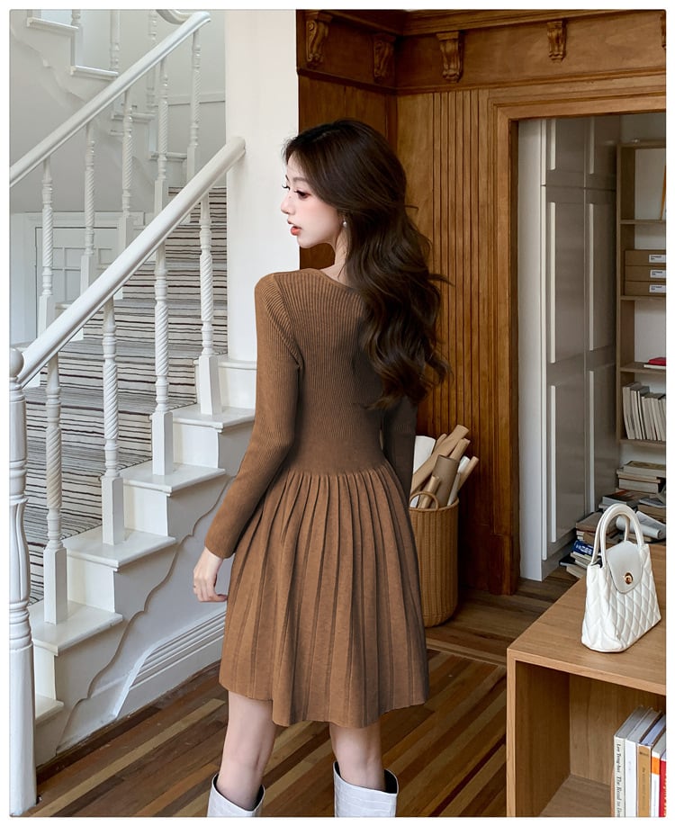 【dress】ニットワンピース　M25328