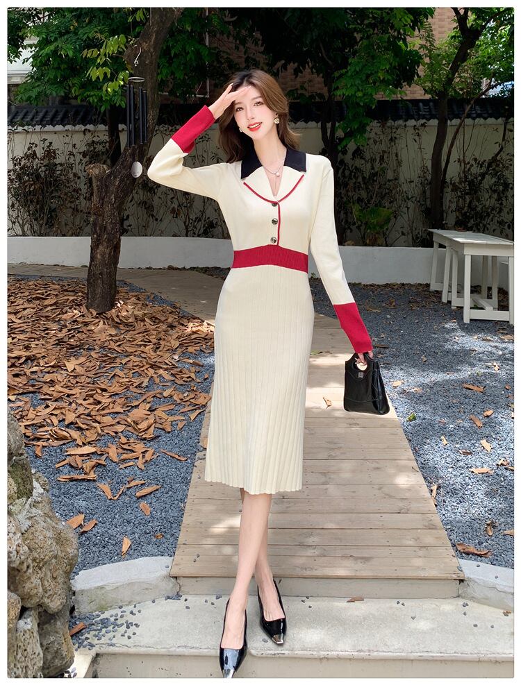 【dress】ニットワンピース　M27470