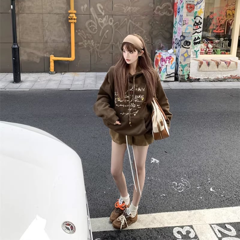 【tops】裏起毛パーカー Q8077
