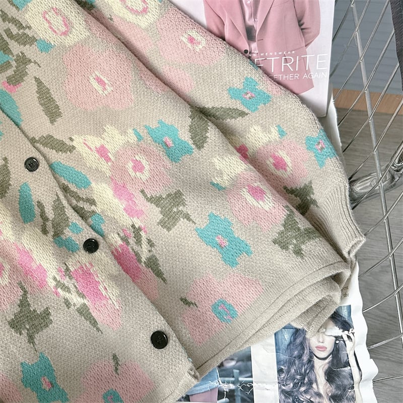 【outer】ニットカーデ　M25549