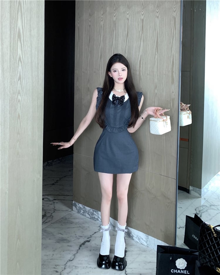 【dress】リボン付きワンピース　M24190