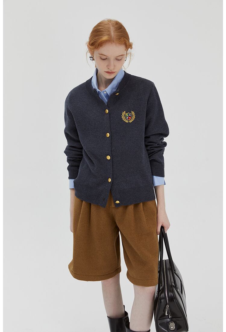 【outer】キャンパスニットカーデ　M27227