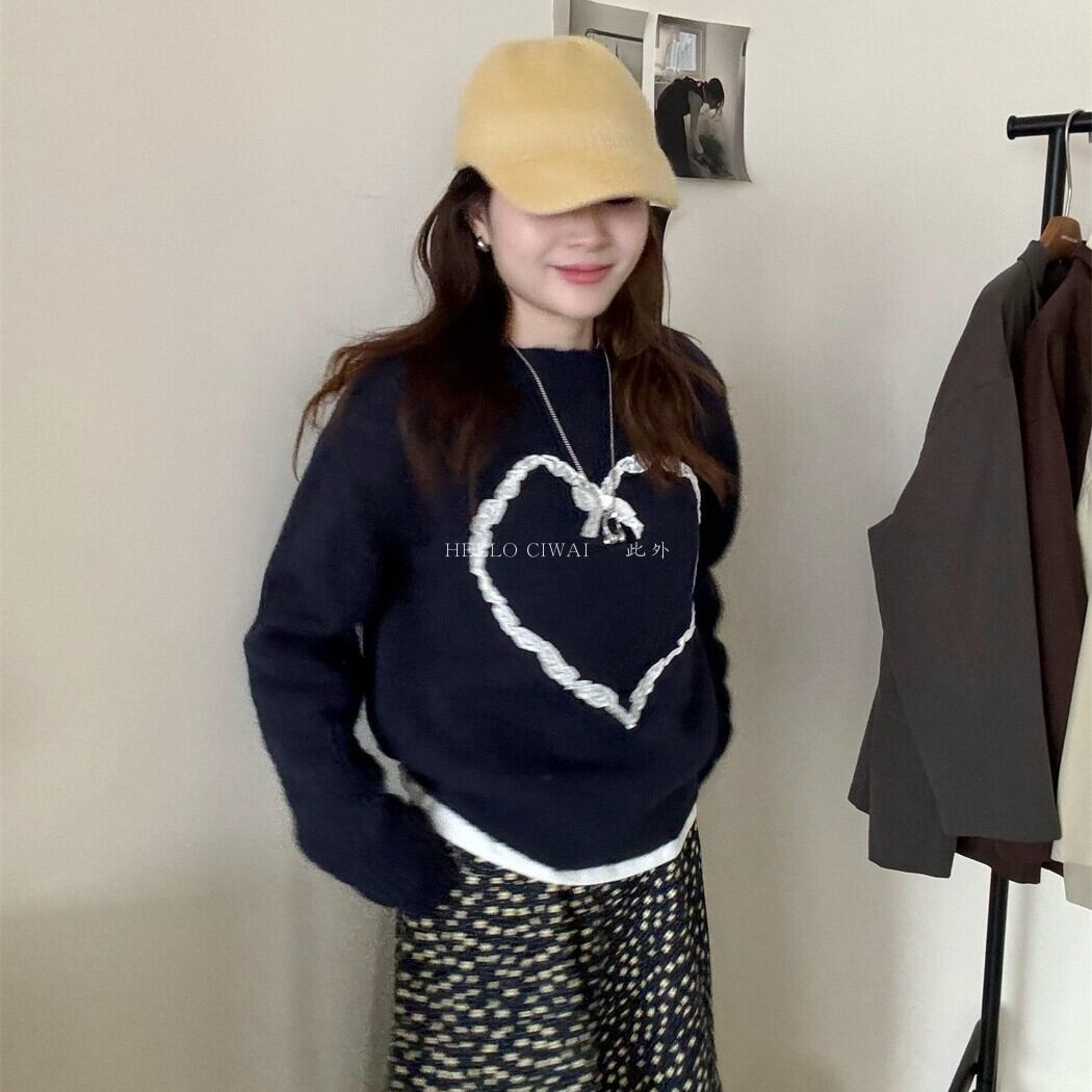 【tops】クルーネックニットセーター　M27970