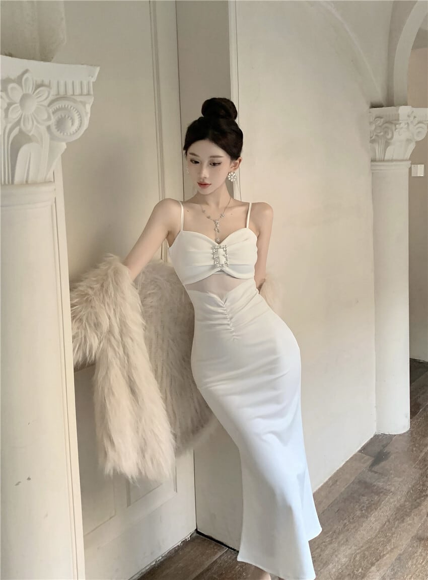 【dress】体型カバーキャミワンピース G21095