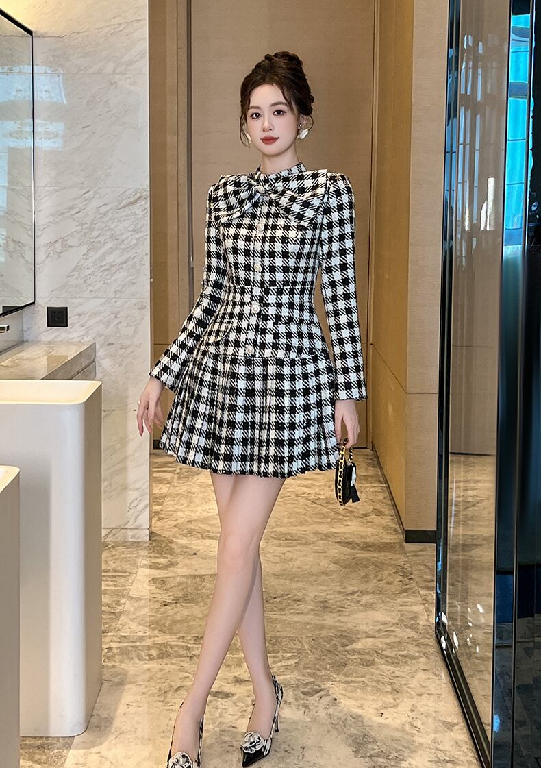 【dress】リボン付きデートワンピース　M28044