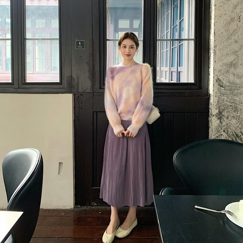 【tops】クルーネックニットセーター　M27800