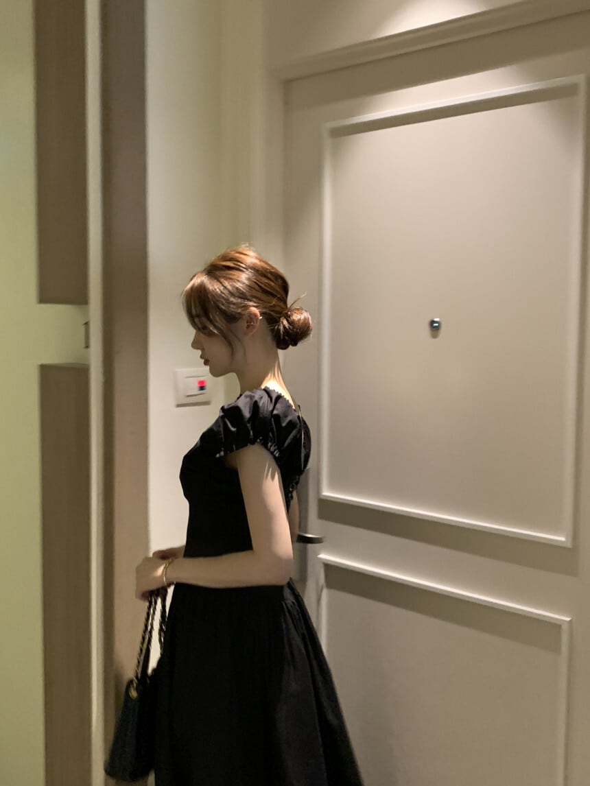 【dress】Vネックワンピース　M24626