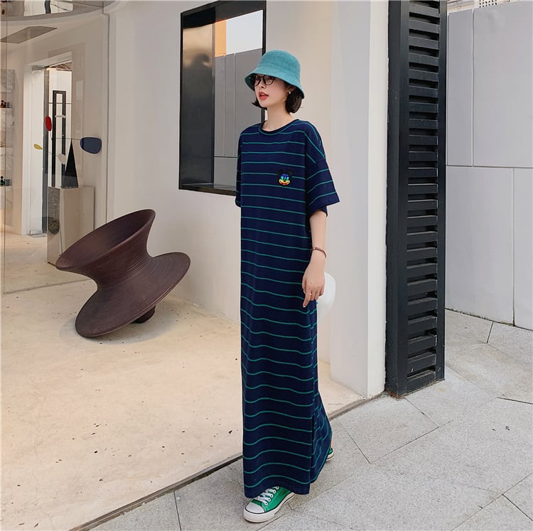【dress】ボーダー柄ワンピース　M24960