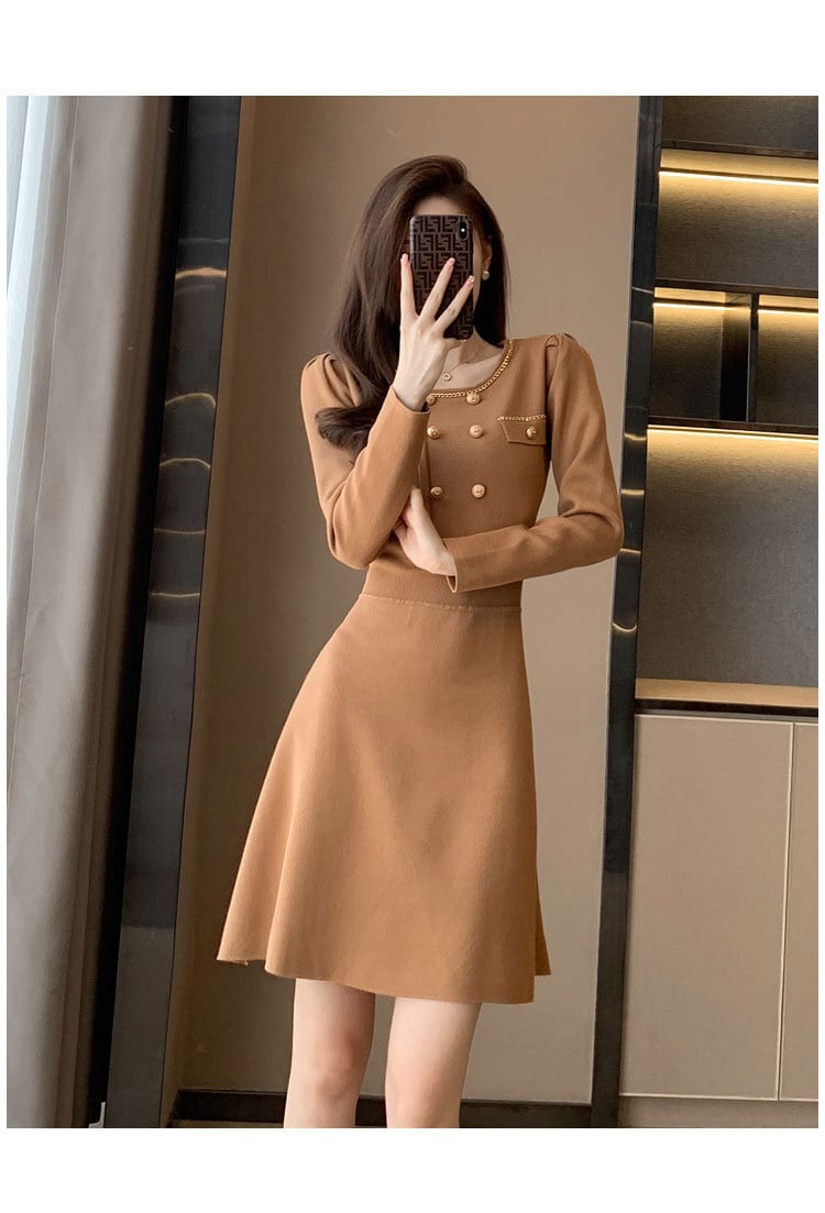 【dress】ニットワンピース　M25486