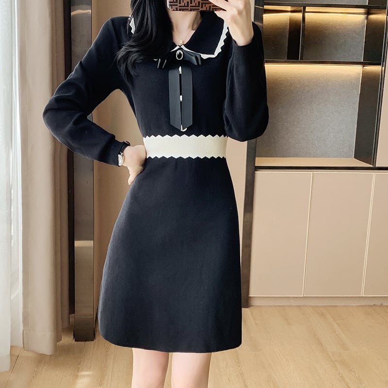 【dress】ニットワンピース　M25512
