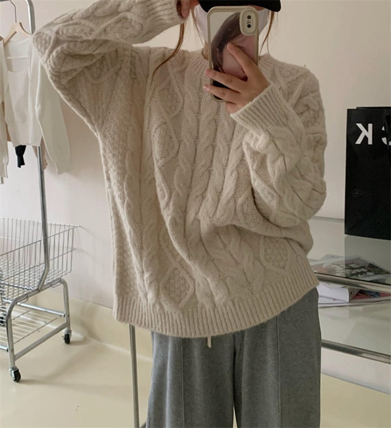 【tops】ニットセーター　M25646