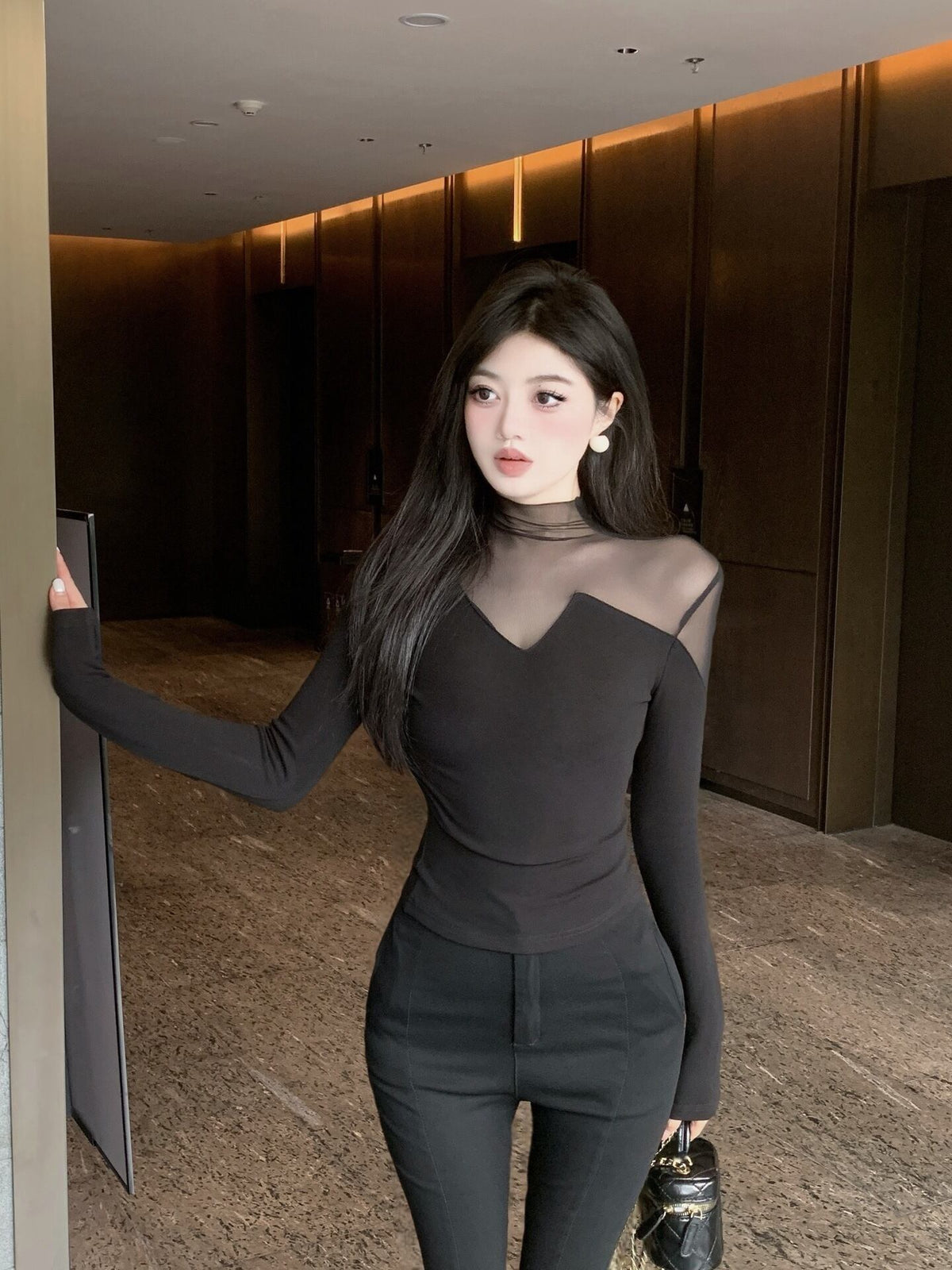【tops】チュールドッキングトップス　M27998