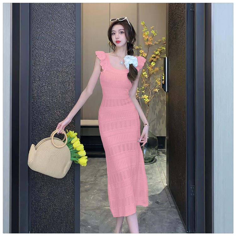 【dress】ニットワンピース　M24654