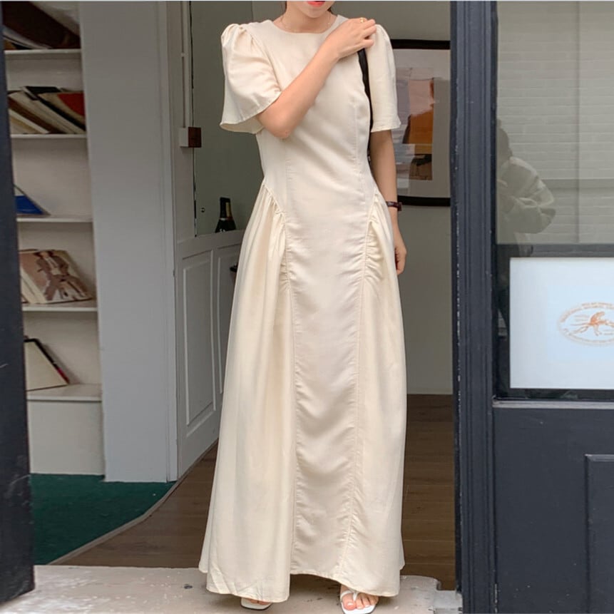 【dress】無地ワンピース　M24048