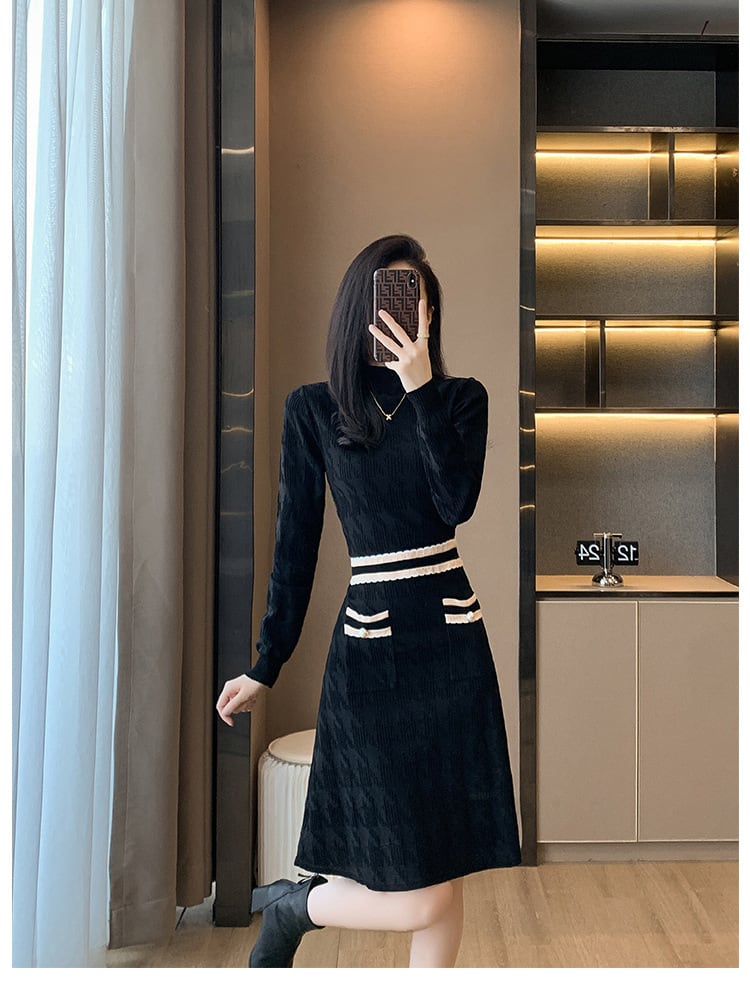 【dress】ニットワンピース　M25422