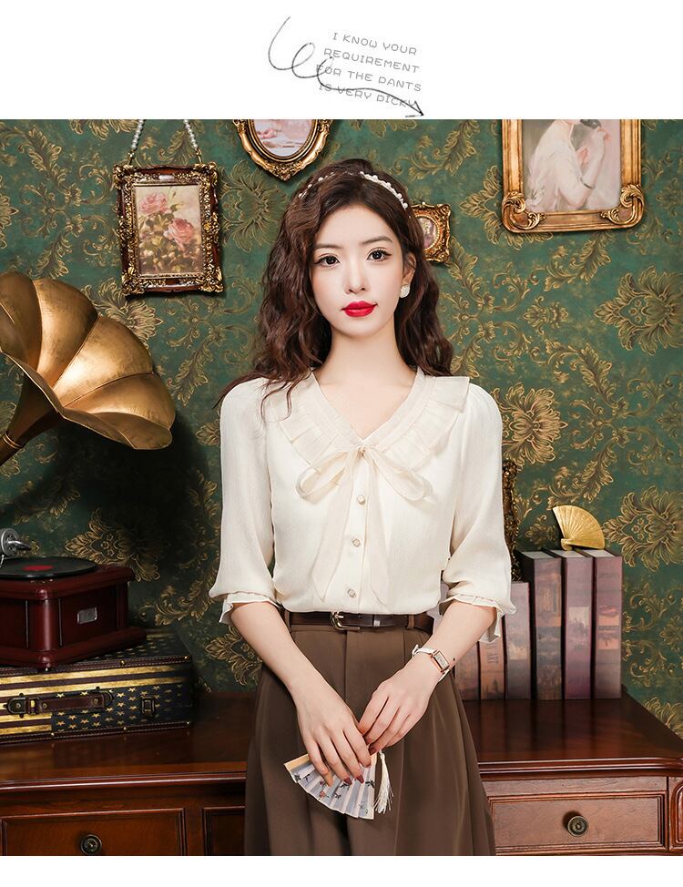 【tops】ドールカラーブラウスG21295