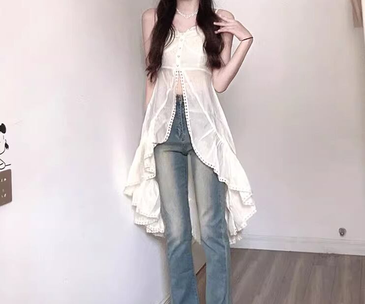 【dress】フリルキャミワンピースG20384