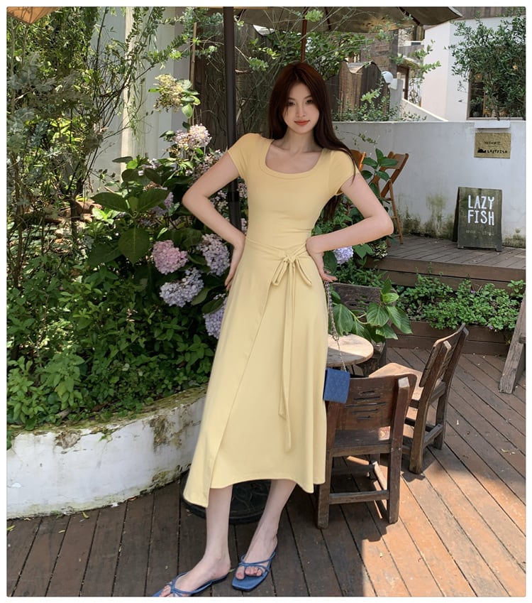 【dress】無地ワンピース　M24655