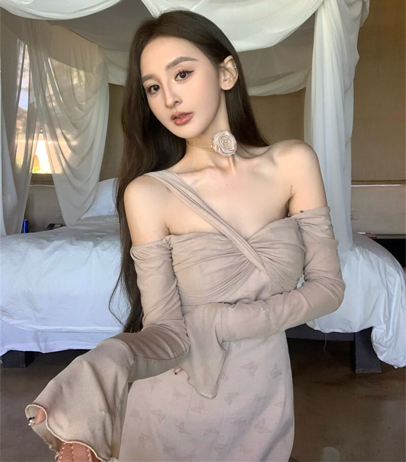 【dress】ベアトップワンピース　M28117