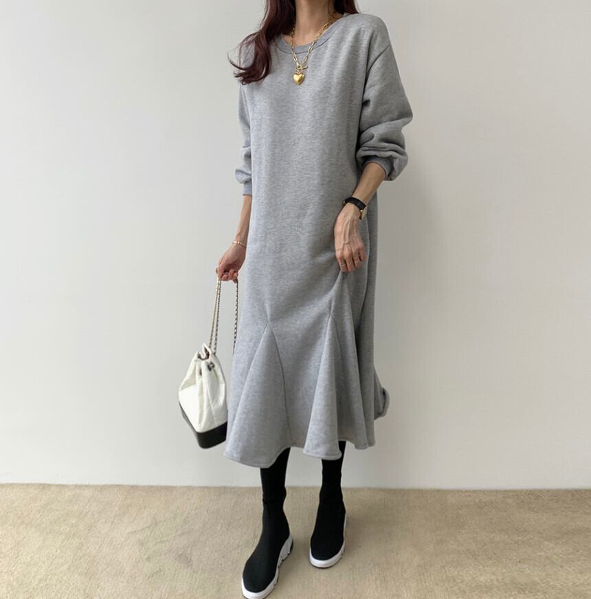 【dress】マーメイドカジュアルワンピース　M18662