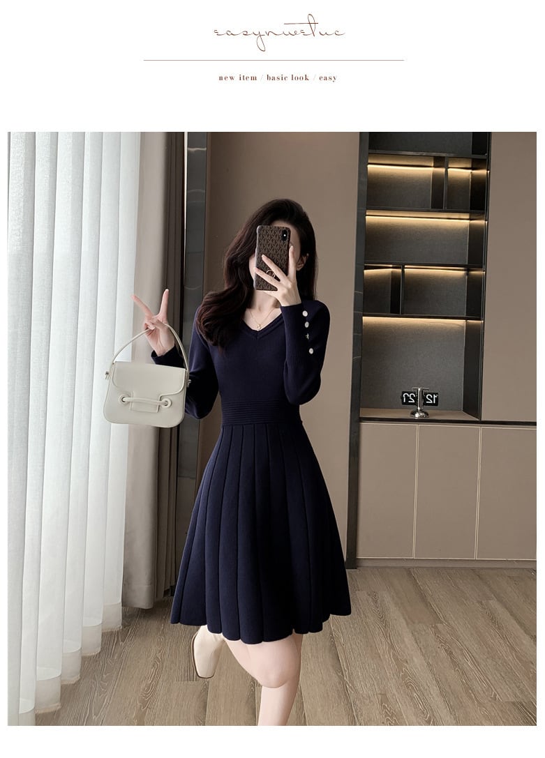 【dress】ニットワンピース　M18909