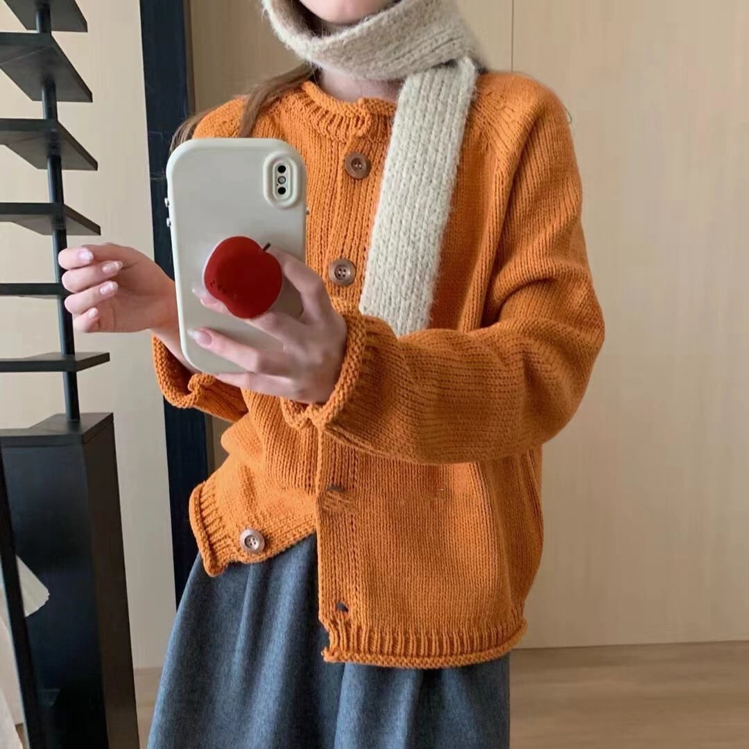 【outer】ニットカーデ　M25795
