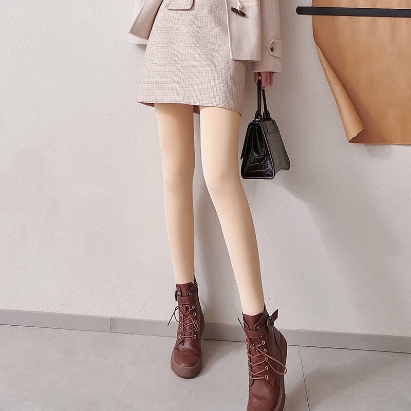 【bottoms】今季トレンド大人気 おしゃれ秋冬新作レディース暖かい裏起毛タイツ無地スキニー保温防寒ズボン美脚レギンスF1271