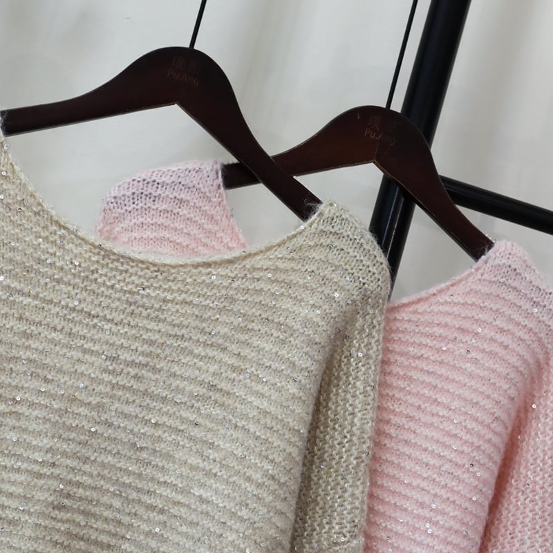 【tops】キラキラニットセーター　M25371