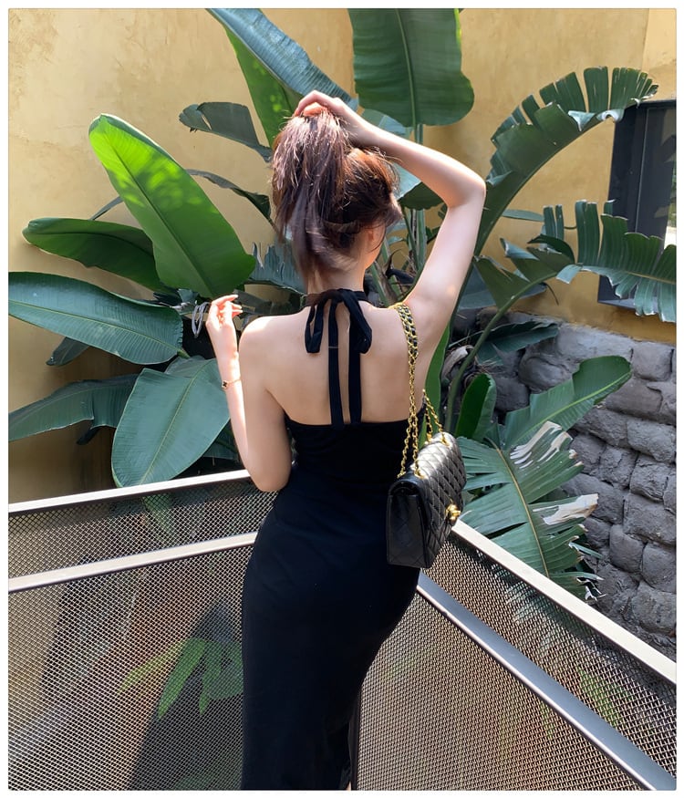 【dress】ホルターネックワンピース　M25209