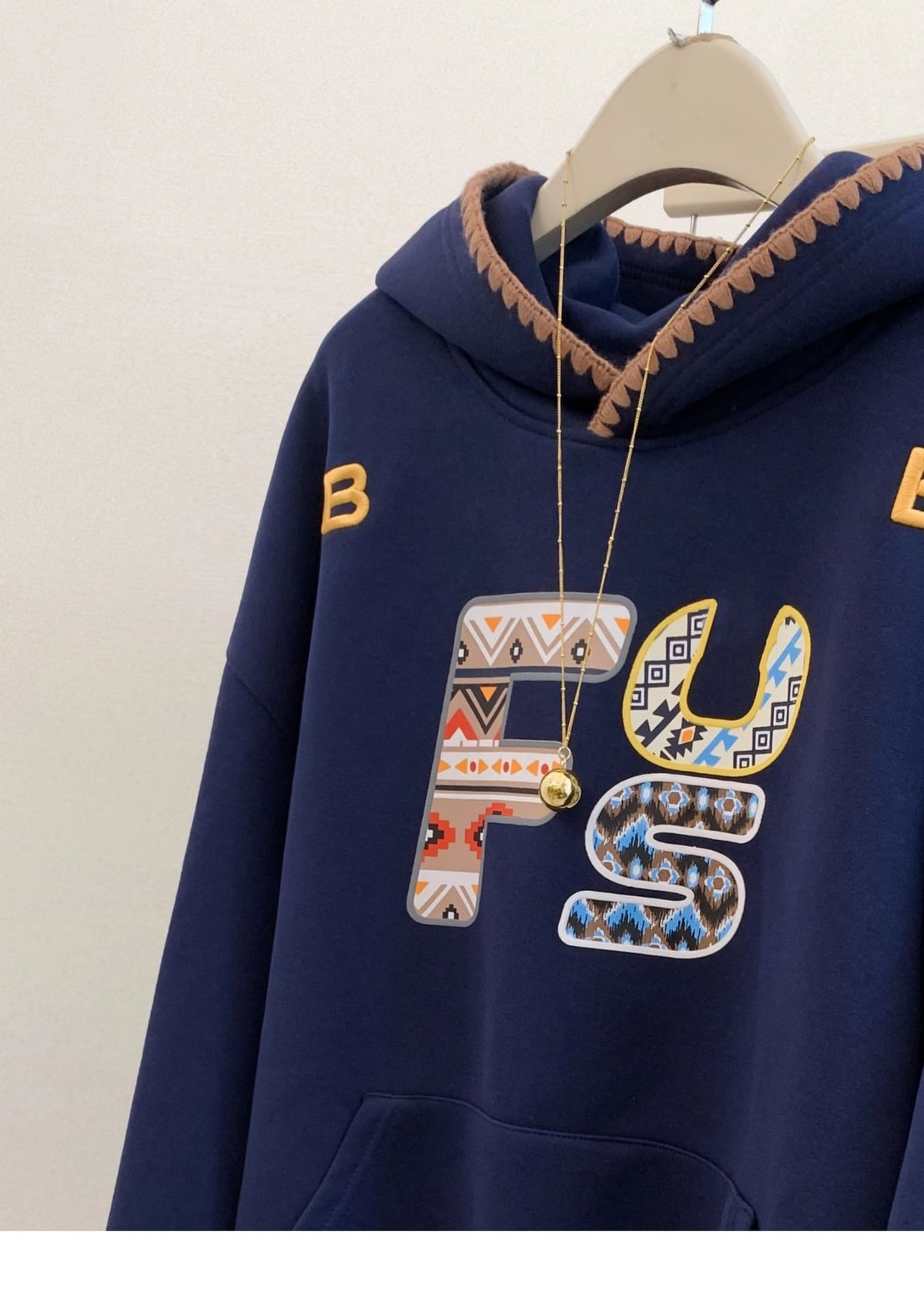 【tops】裹起毛フーディーパーカー　M28979