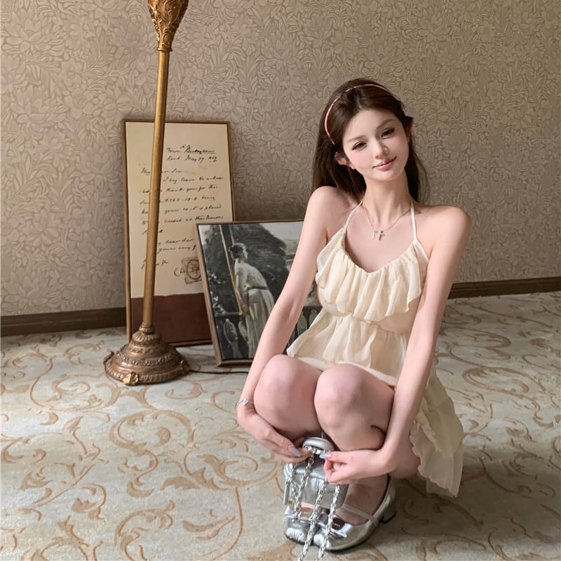 【dress】ホルターネックワンピース　M24682