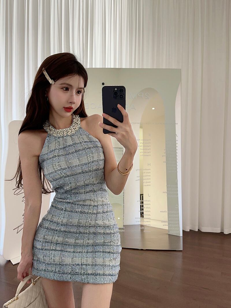 【dress】ホルターネックワンピース G20090