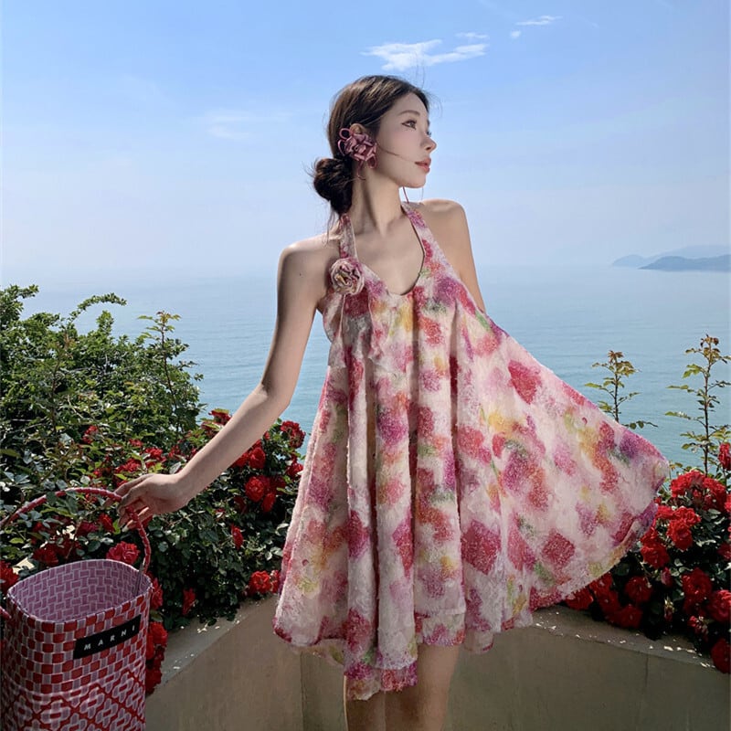 【dress】ホルターネックワンピース　M25002