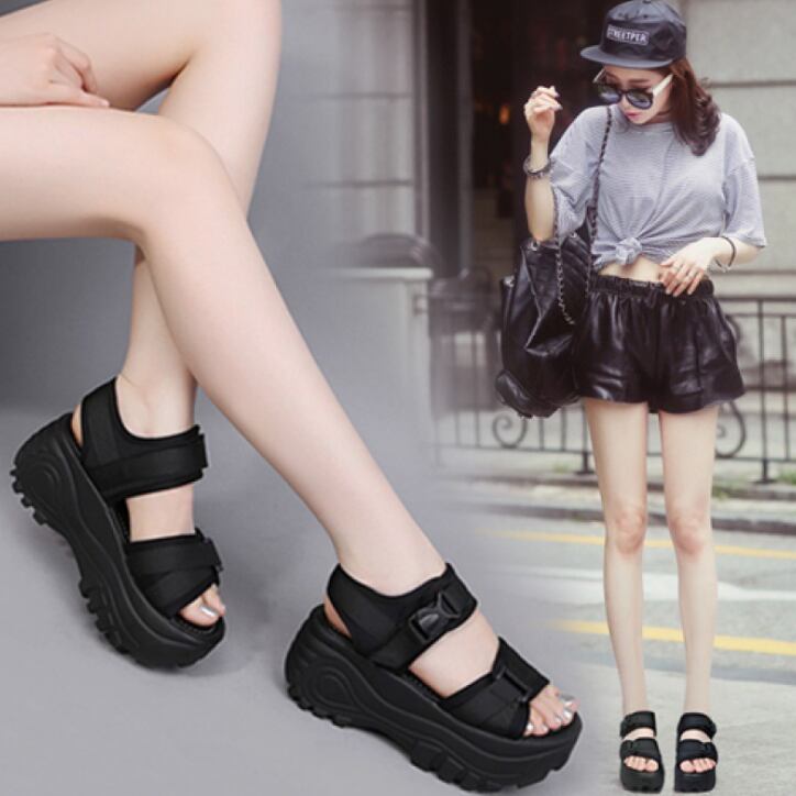 【shoes】韓国ファッション履きやすい合わせやすいビーチサンダルF0095