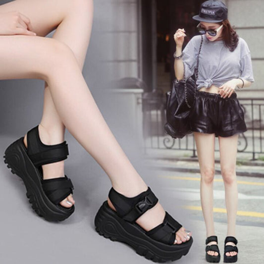 【shoes】韓国ファッション履きやすい合わせやすいビーチサンダルF0095