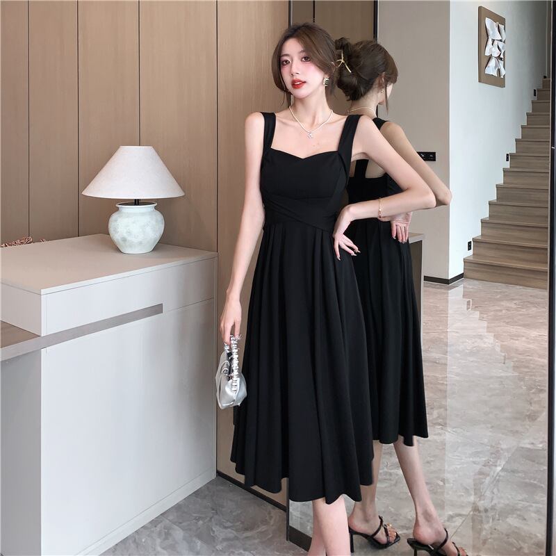 【dress】ギャザー サロペットワンピース G20461