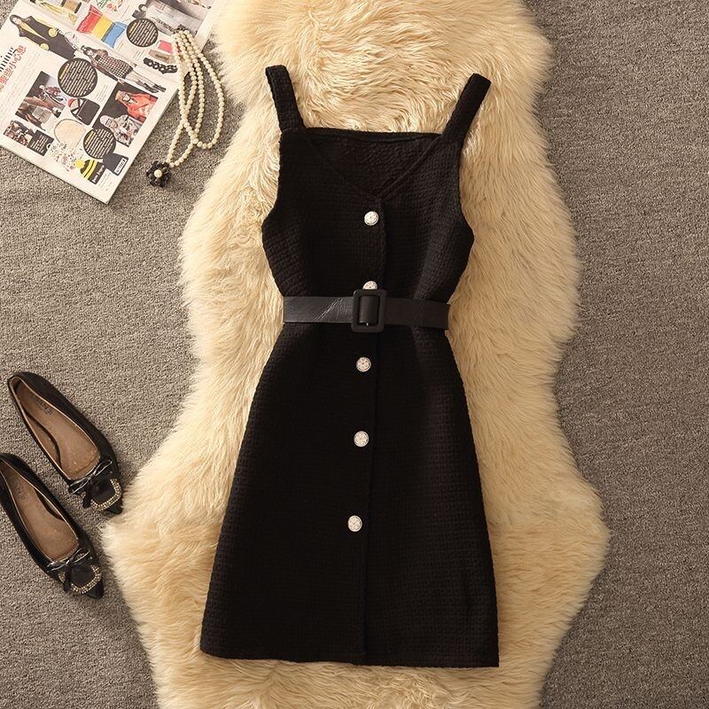 【dress】ツイードキャミワンピース　N2259