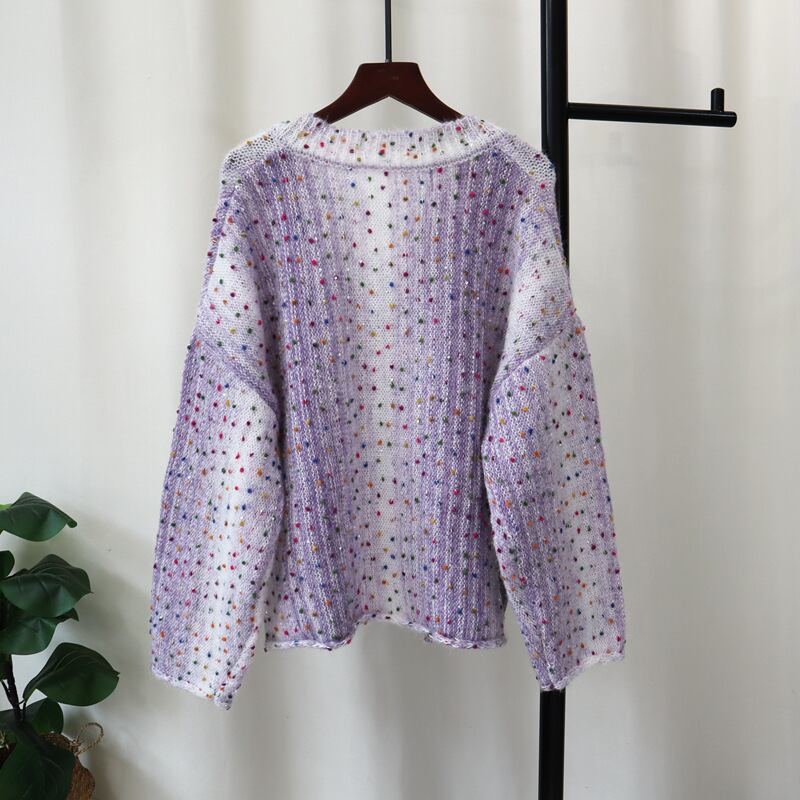 【tops】キラキラニットセーター　M27524