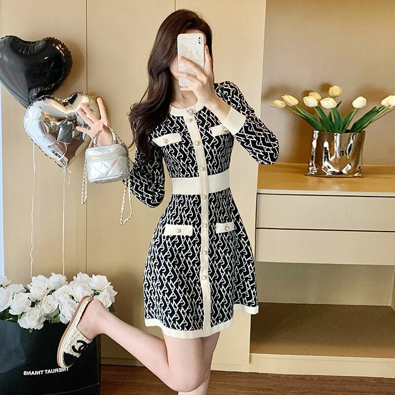 【dress】ニットワンピース　M28360