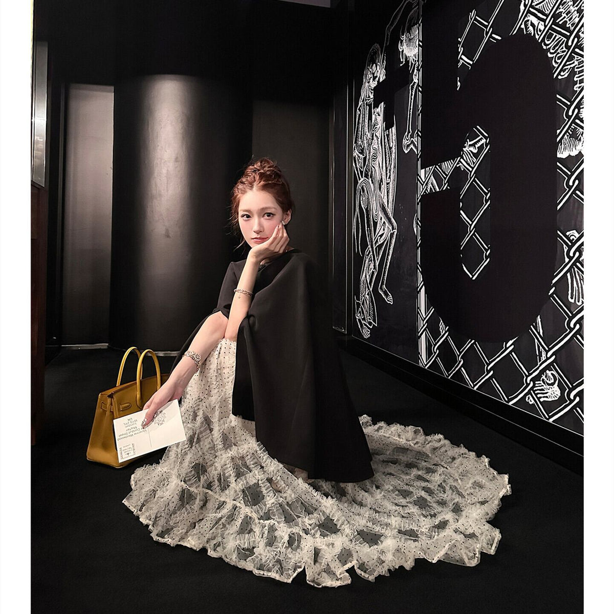 【outer】ケープコート　N3413