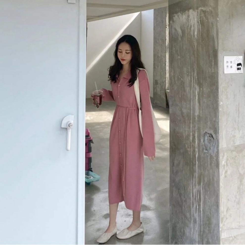 【dress】ニットワンピース　M19150