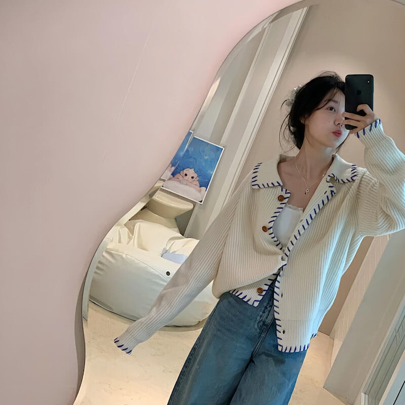 【outer】ニットカーデ　M27060