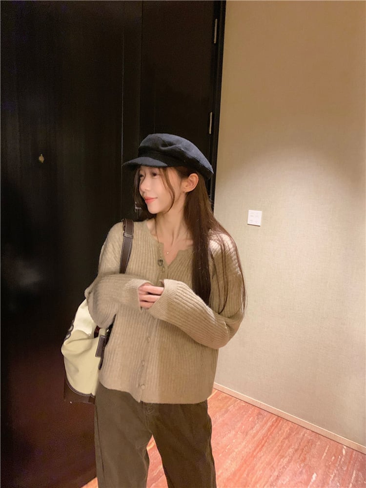【outer】ニットカーデ　M28828