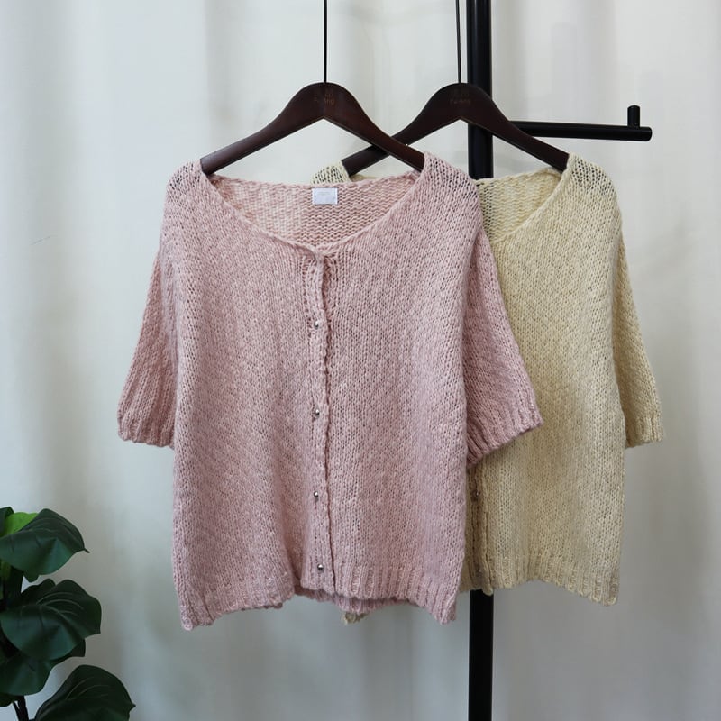【outer】ニットカーデ　M25550