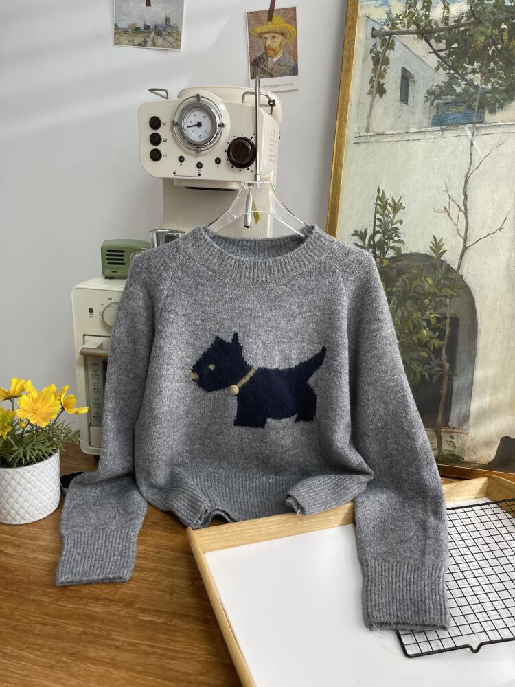 【tops】カートゥーンニットセーター　M26856