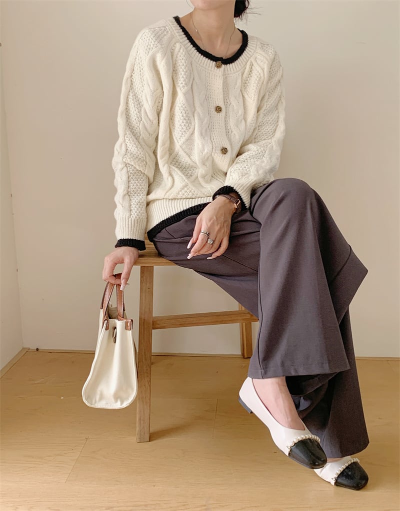 【outer】ニットカーデ　M26189