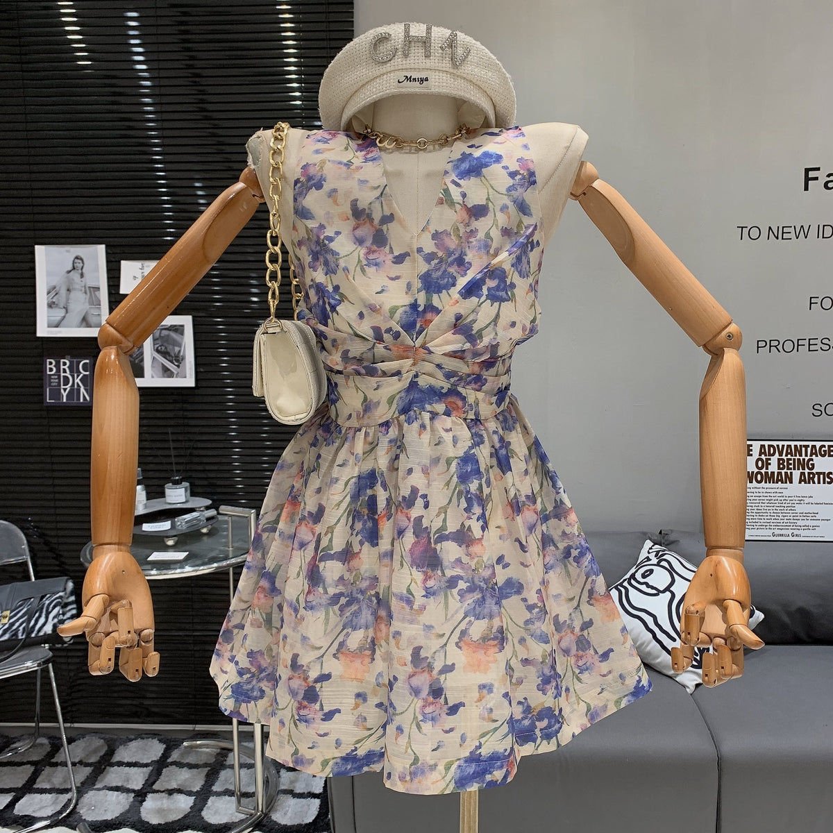 【dress】花柄ワンピース　M24994