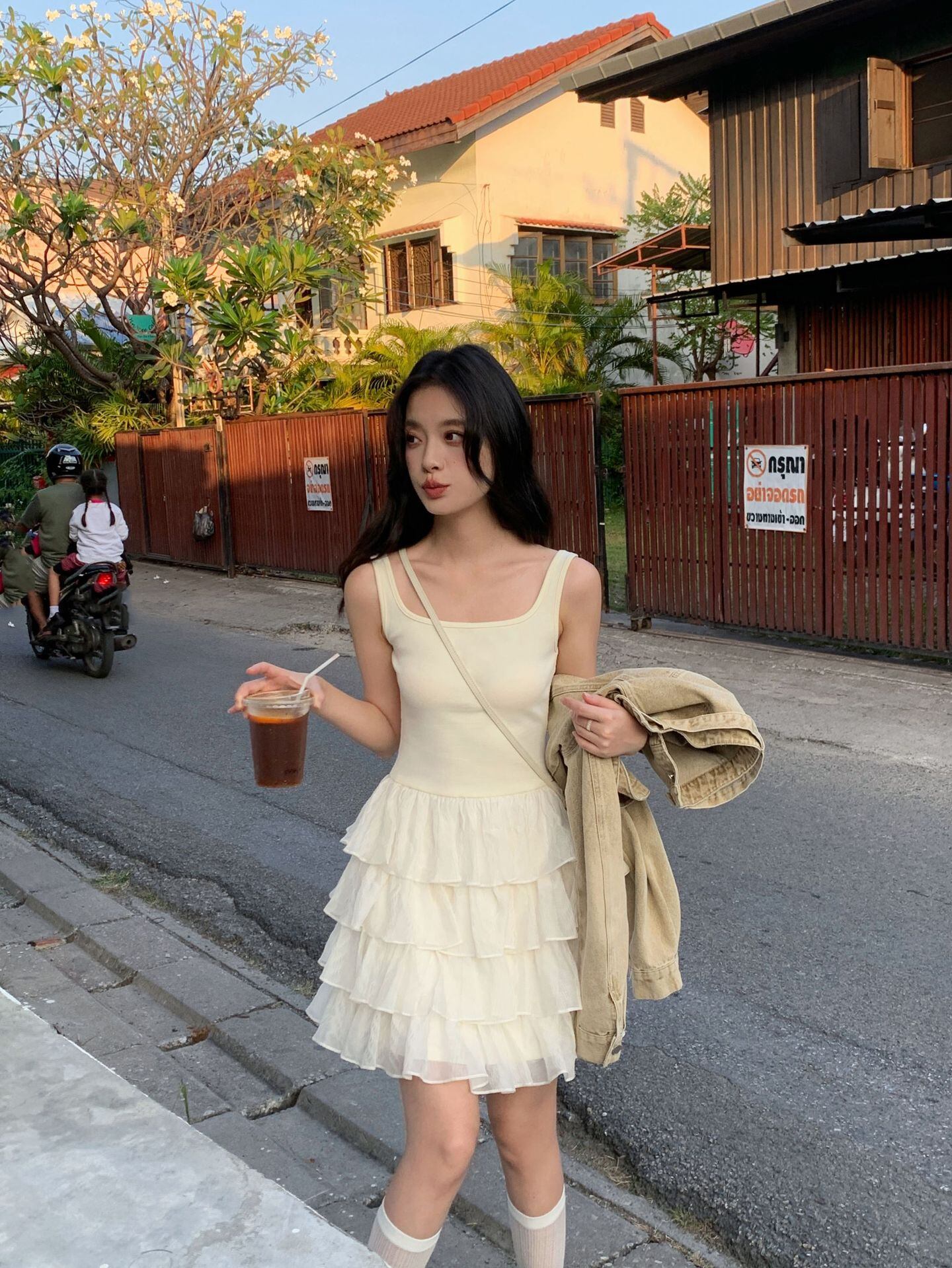 【dress】Aラインキャミワンピース G20400